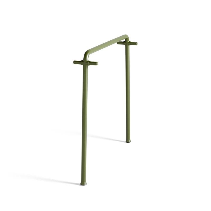 Table extérieur PALISSADE pied intermédiaire Olive HAY