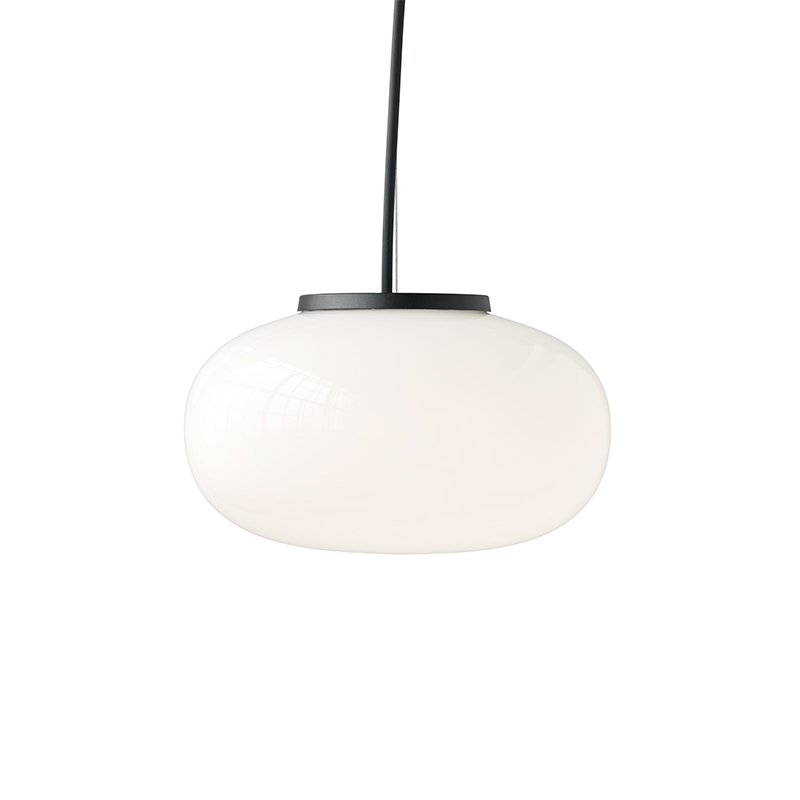 Suspension KARL-JOHAN Verre opalin blanc NEW WORKS