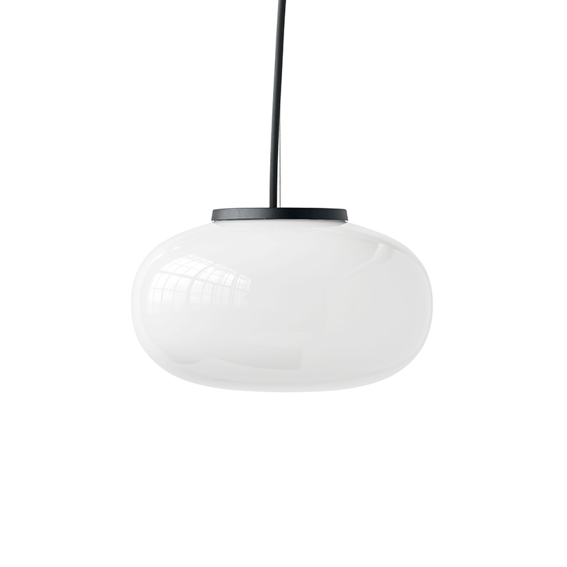 Suspension KARL-JOHAN Verre opalin blanc NEW WORKS