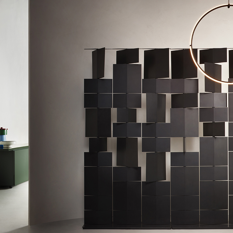 Objet décoratif Paravent DIVIDE IT Noir MDF
