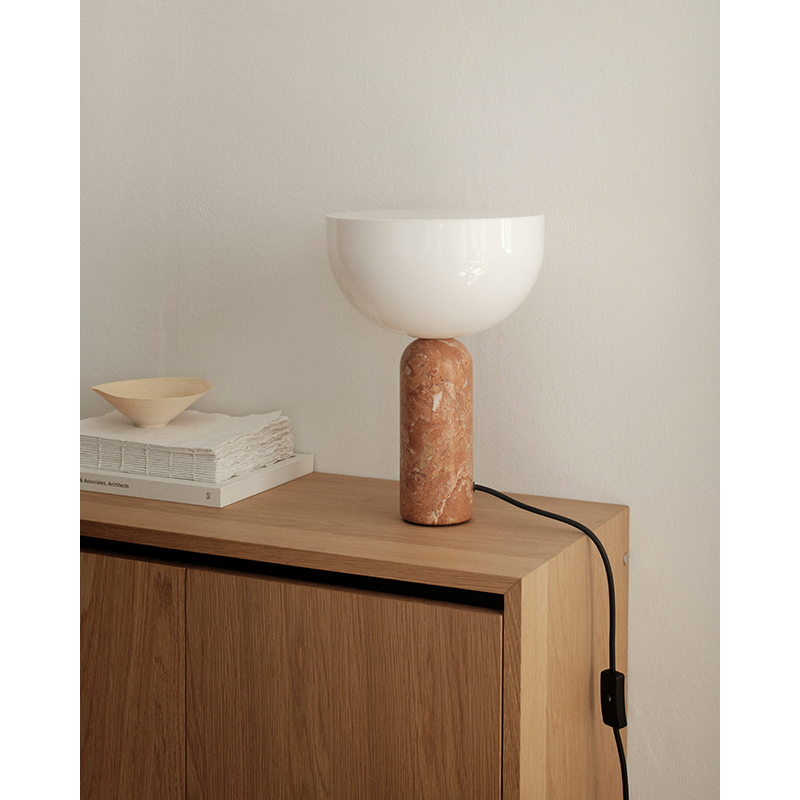 Lampe à poser KIZU Small Marbre Breccia Pernice NEW WORKS