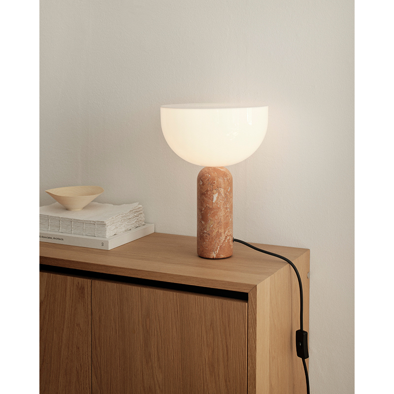 Lampe à poser KIZU Small Marbre Breccia Pernice NEW WORKS