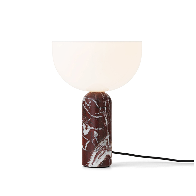 Lampe à poser KIZU Small Marbre Rosso Levanto NEW WORKS