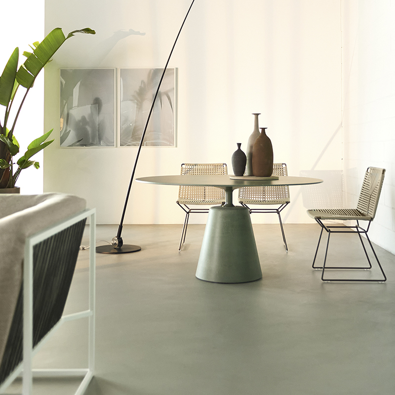 Chaise NEIL TWIST Écru MDF