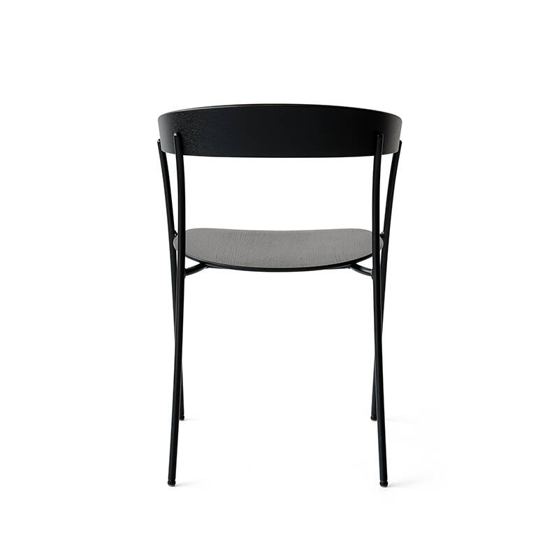 Chaise MISSING avec accoudoirs Chêne noir NEW WORKS