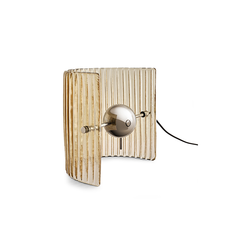 Lampe à poser BONFIRE STRIPES Bronze GALLOTTI & RADICE