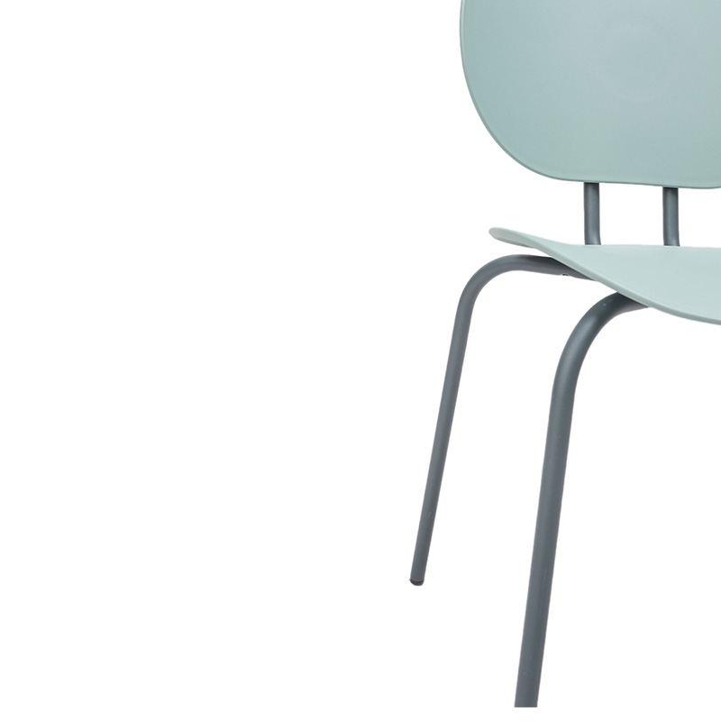 Chaise HARI PP indoor Vert / Gris anthracite ONDARRETA
