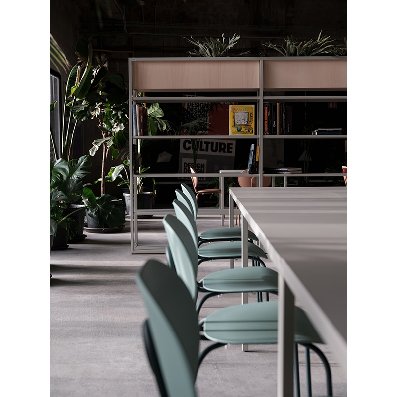 Chaise HARI PP indoor Vert / Gris anthracite ONDARRETA