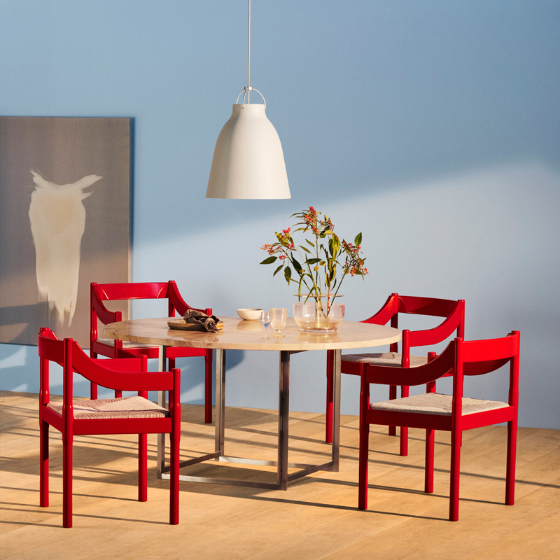 Suspension CARAVAGGIO P3 Blanc mat/ câble blanc FRITZ HANSEN