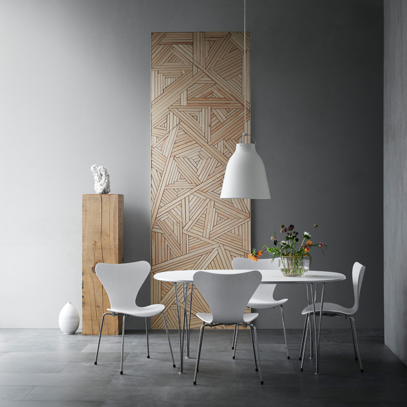 Suspension CARAVAGGIO P3 Blanc mat/ câble blanc FRITZ HANSEN