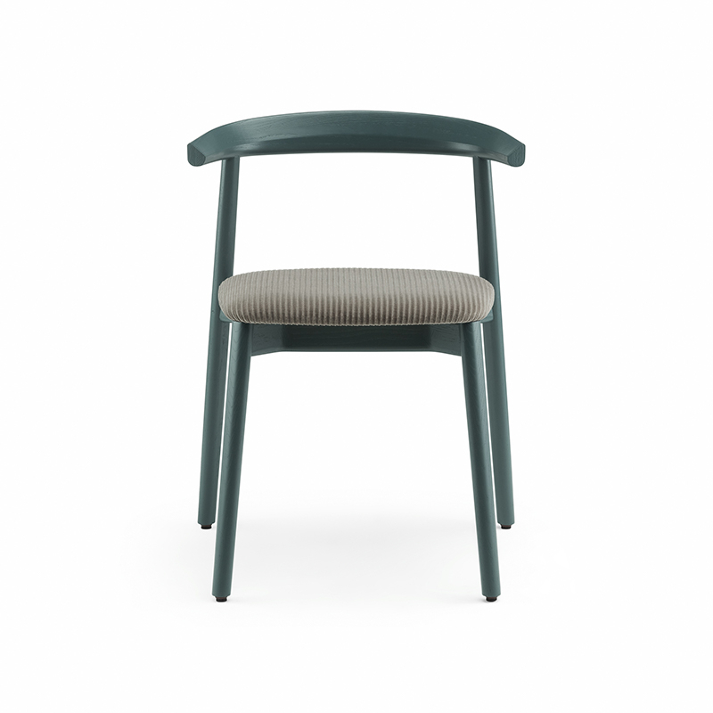 ANDO ASSISE TISSU Frêne peint coloris baie / Phlox 243