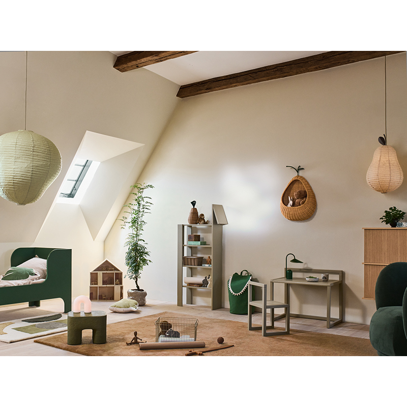 Rangement enfant PEAR BREADED WALL POCKET Naturel FERM LIVING