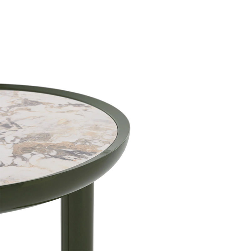 Table d'appoint guéridon K-TOP Ø 60 Vert symphonie  KARTELL