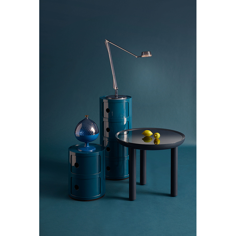 Table d'appoint guéridon K-TOP Ø 60 Vert symphonie  KARTELL