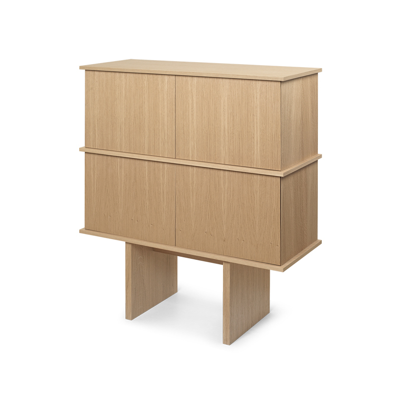 Meuble de rangement Buffet STILT DOUBLE Chêne naturel FERM LIVING