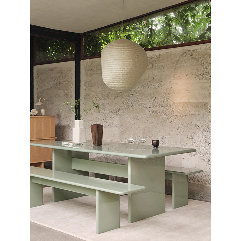 Banc RINK L 200 Vert thé FERM LIVING