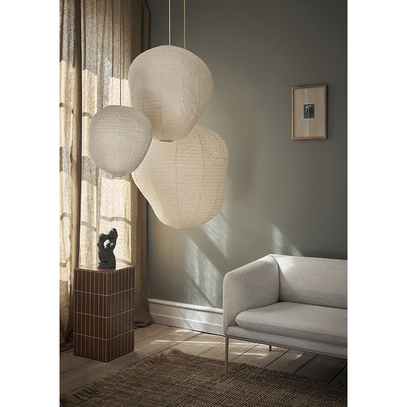 Suspension Abat-jour KURBIS Ø 60  Naturel    FERM LIVING