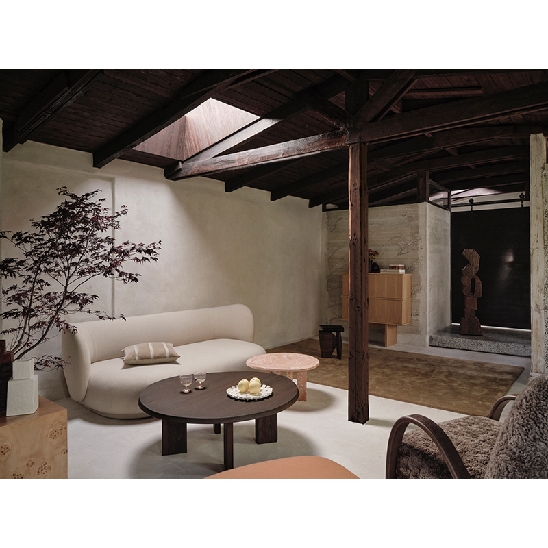 Canapé RICO Lounger Tonus Blanc cassé FERM LIVING