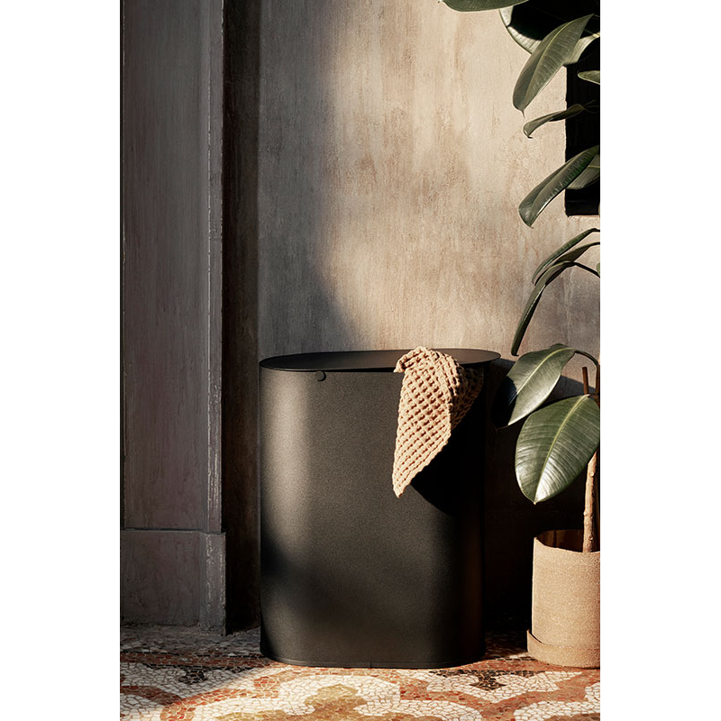 Poubelle Poubelle ENKEL H 65 Noir FERM LIVING