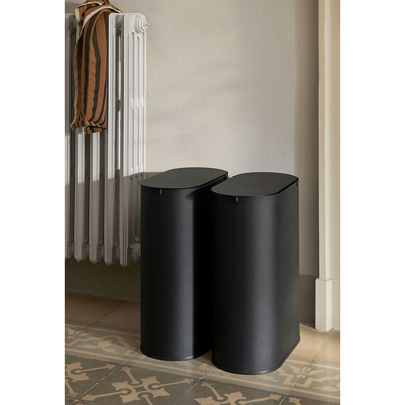 Poubelle Poubelle ENKEL H 65 Noir FERM LIVING