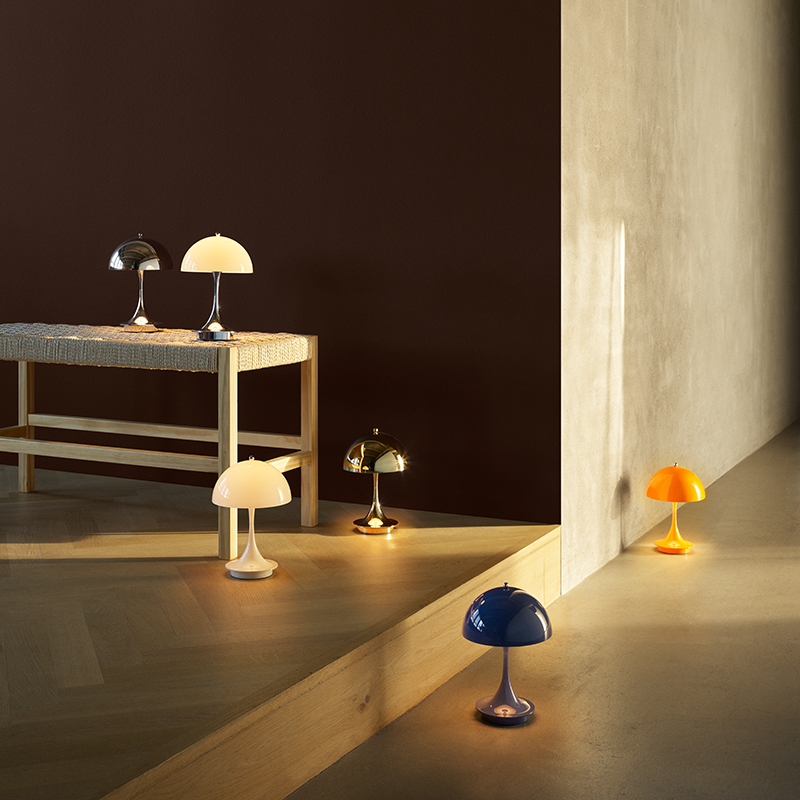 Lampe sans fil PANTHELLA 160 PORTABLE V3 Blanc opal LOUIS POULSEN