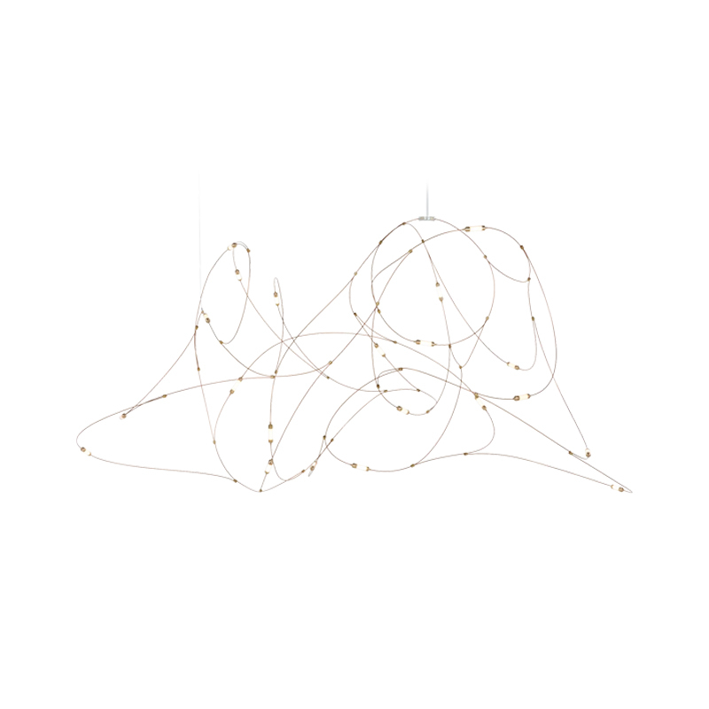 Suspension FLOCK OF LIGHT 21 Bronze MOOOI