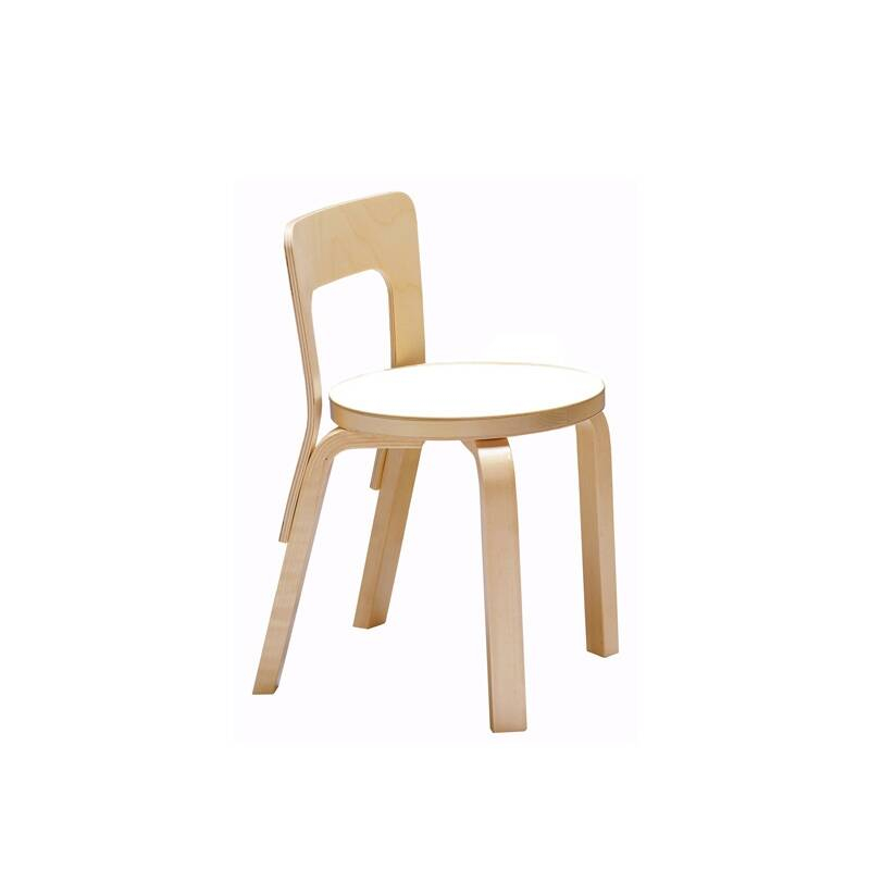 Siège enfant N65 chaise enfant Laminé blanc ARTEK