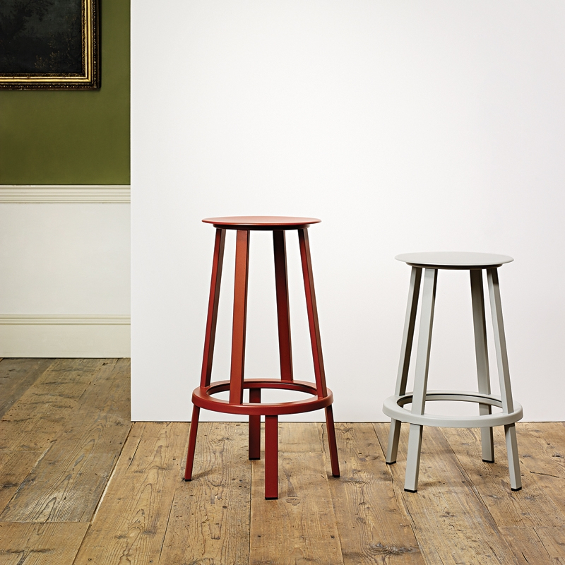 Tabouret haut REVOLVER Noir HAY