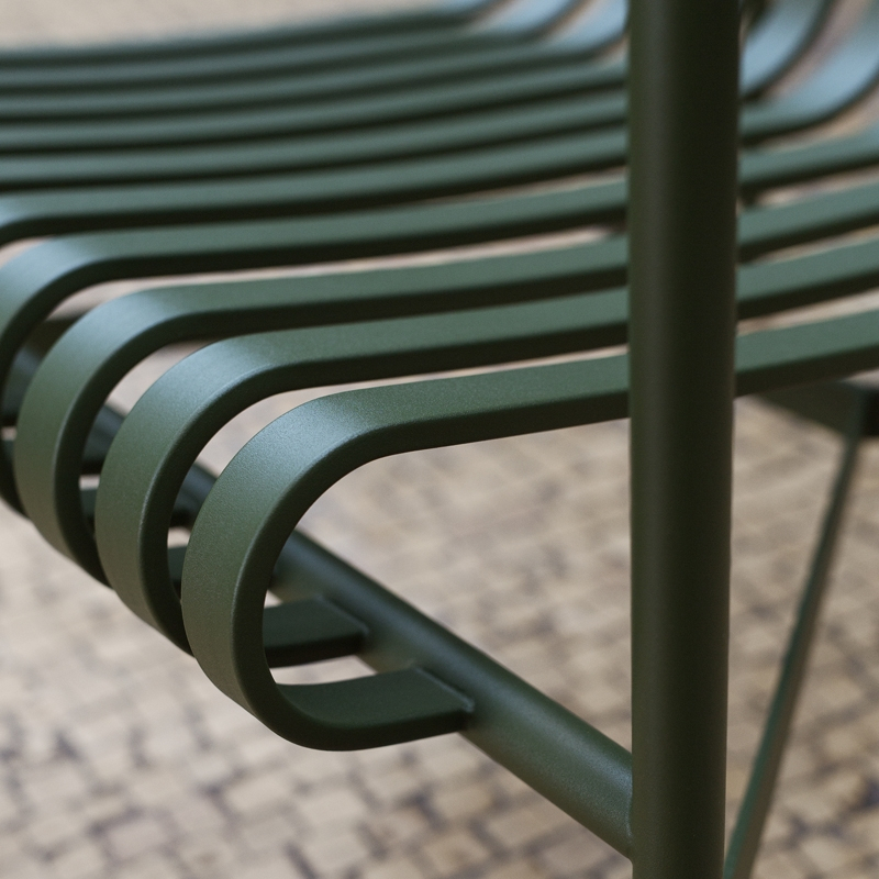 Chaise extérieur PALISSADE Gris clair HAY