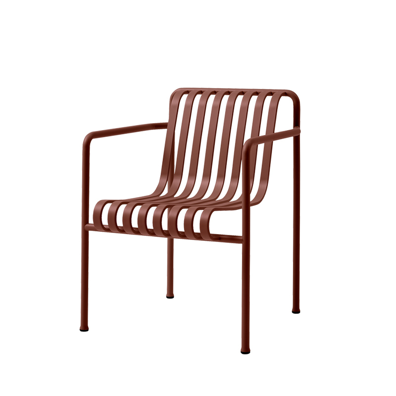 Chaise extérieur PALISSADE Rouge fer HAY