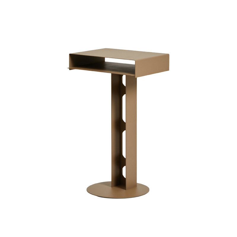 Table d'appoint guéridon Table SIDEKICK Sandstorm PEDESTAL