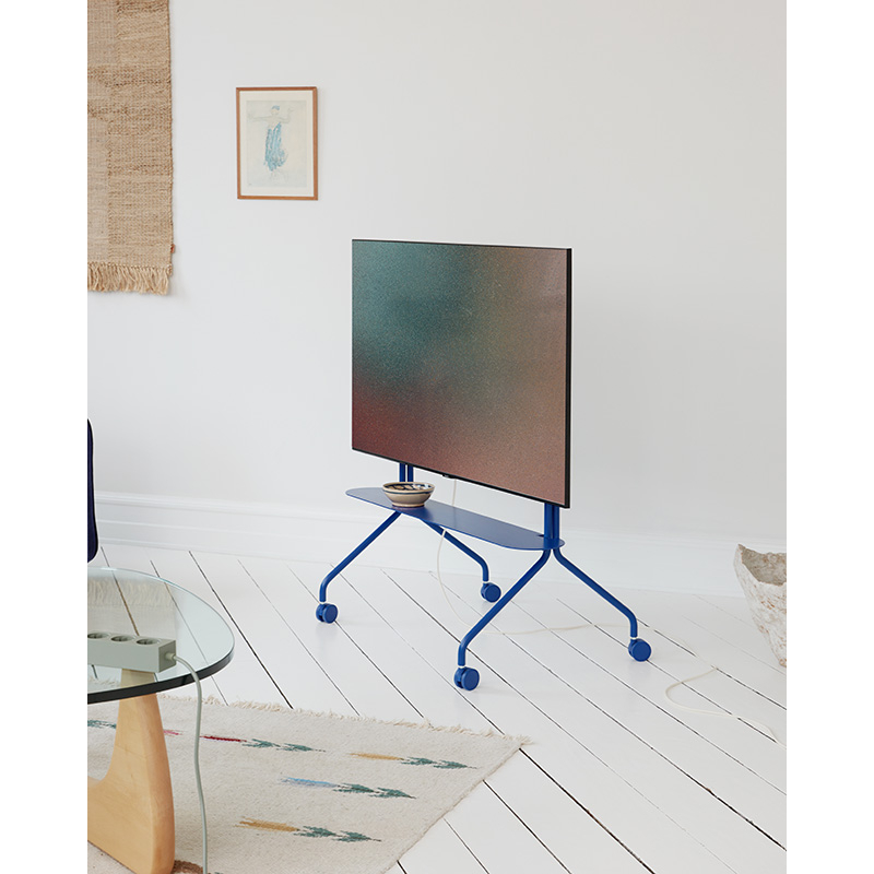 Meuble TV Support TV MOON ROLLIN' Ultramarine PEDESTAL