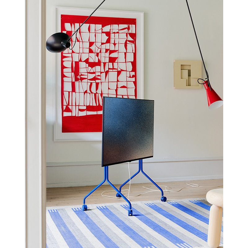 Meuble TV Support TV MOON ROLLIN' Ultramarine PEDESTAL
