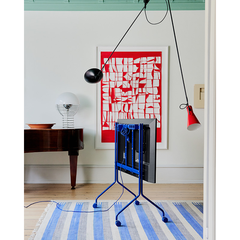 Meuble TV Support TV MOON ROLLIN' Ultramarine PEDESTAL