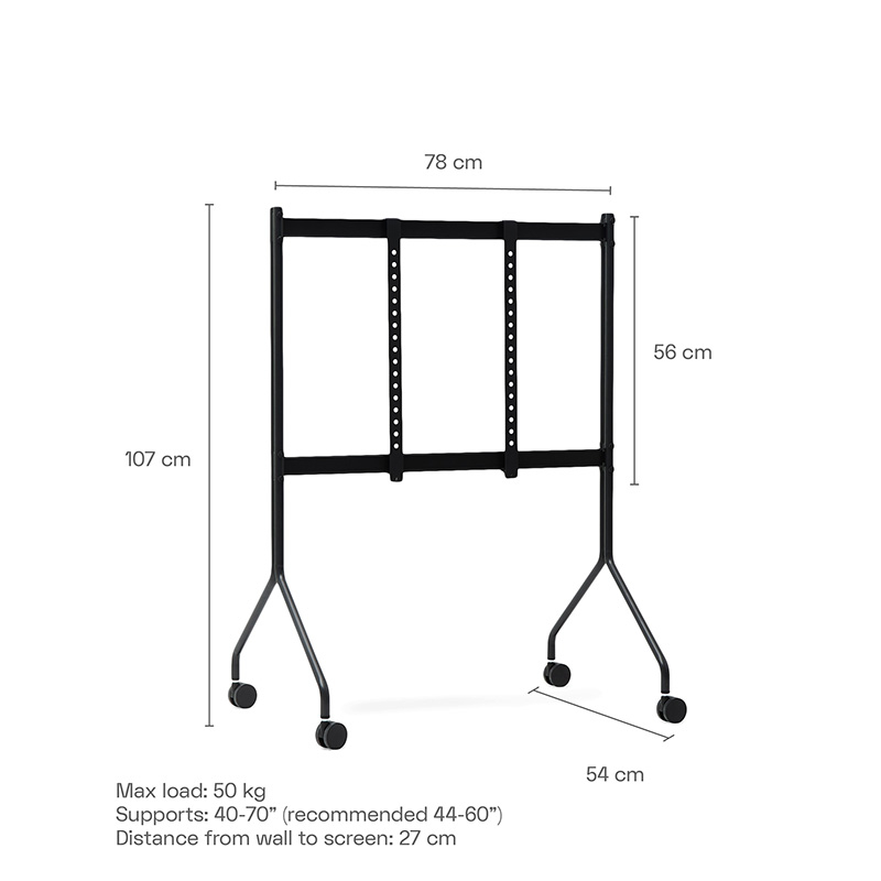 Meuble TV Support TV MOON ROLLIN' Perle PEDESTAL