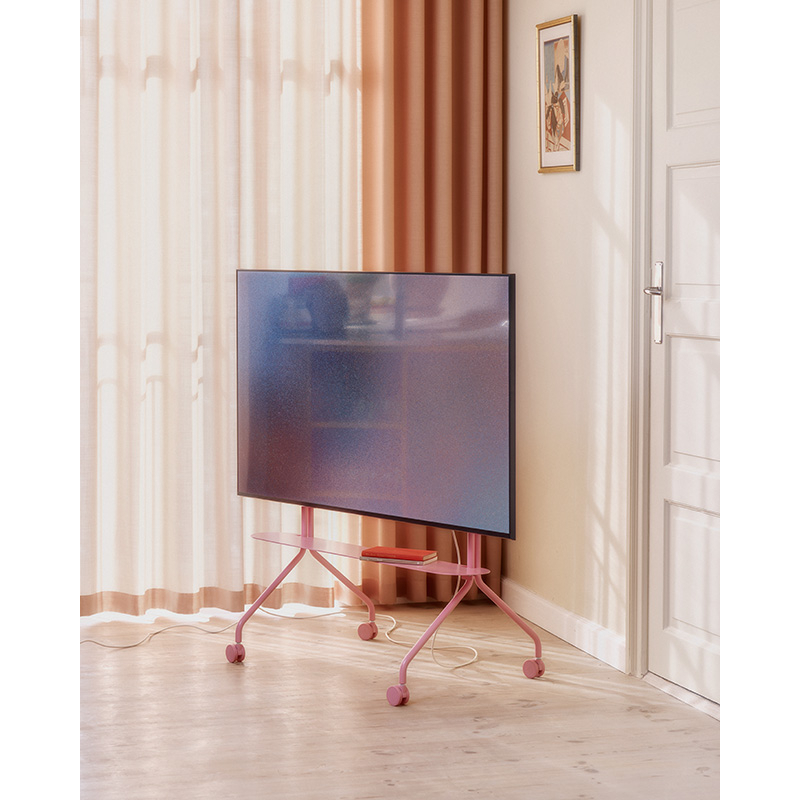 Meuble TV Support TV MOON ROLLIN' Bubble gum PEDESTAL