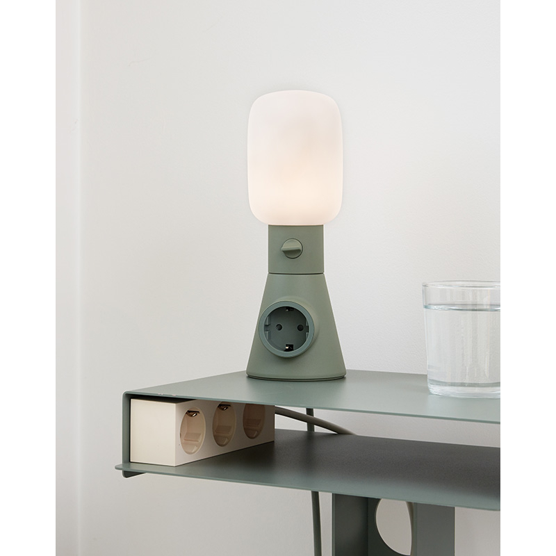 Accessoire luminaire Ampoule Plug-in POWER Vert Mousse PEDESTAL