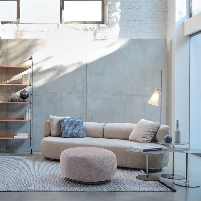 Canapé K-WAIT Bouclé Bouclé gris KARTELL