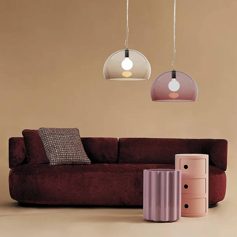 Canapé K-WAIT Bouclé Bouclé rouge brique KARTELL