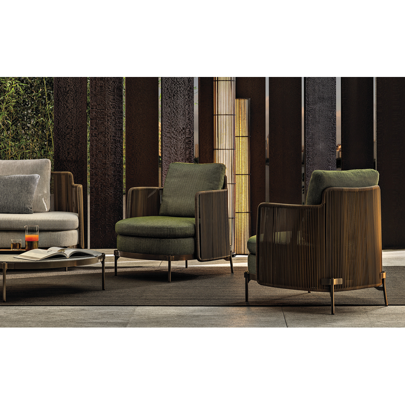 Fauteuil extérieur TAPE CORD OUTDOOR MINOTTI