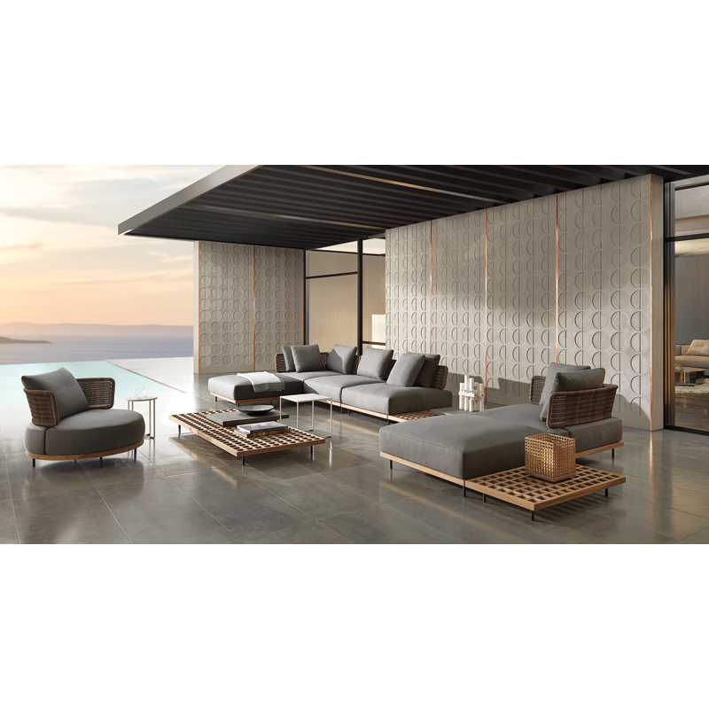 Canapé extérieur QUADRADO MINOTTI