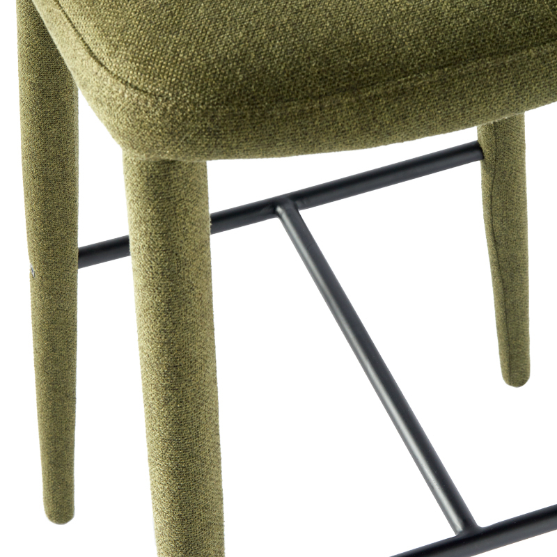 Tabouret haut COSY Vert olive POLS POTTEN