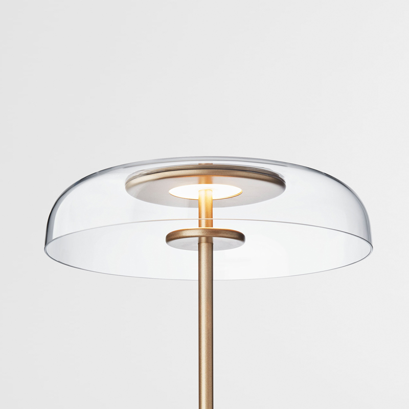 Lampadaire BLOSSI Transparent/ doré NUURA