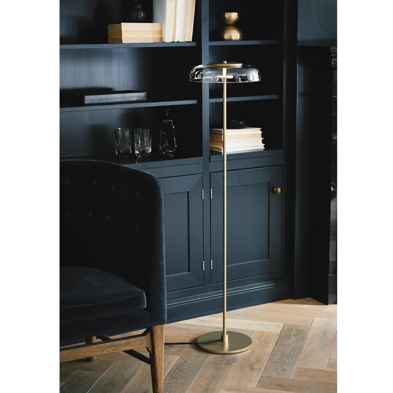 Lampadaire BLOSSI Transparent/ doré NUURA