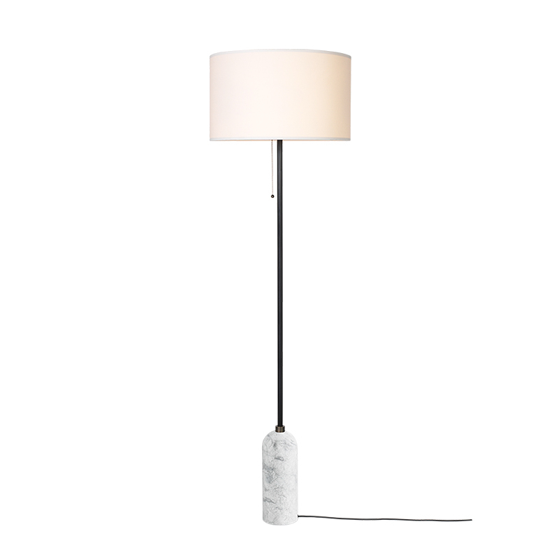 Lampadaire GRAVITY Marbre blanc GUBI