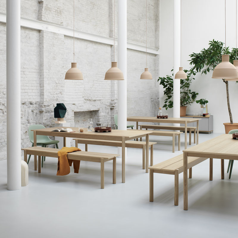 Banc LINEAR WOOD Chêne MUUTO