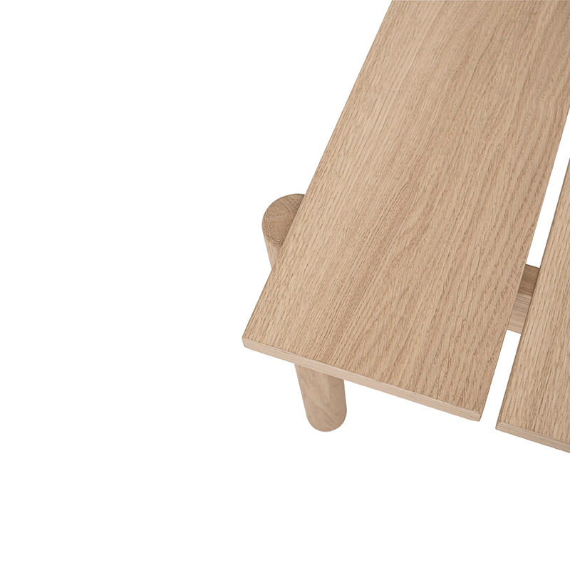 Banc LINEAR WOOD Chêne MUUTO