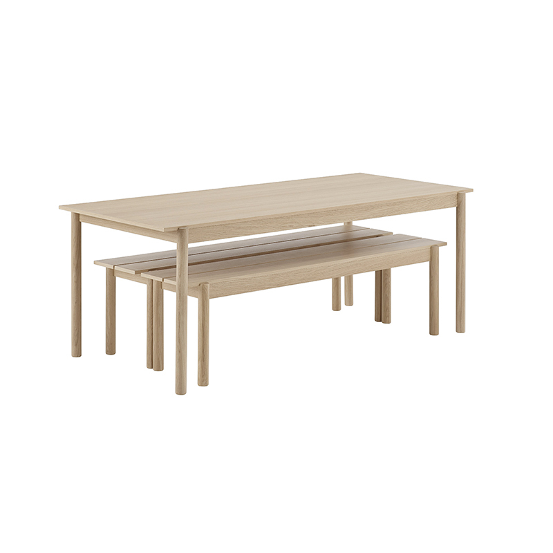 Banc LINEAR WOOD Chêne MUUTO