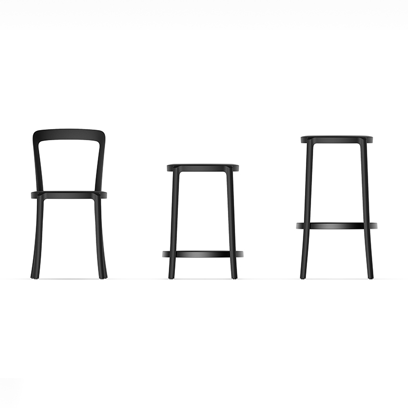 Tabouret haut ON & ON Blanc EMECO