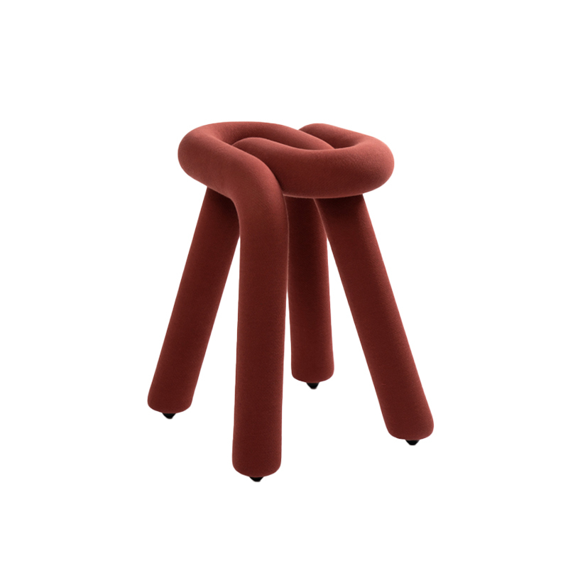 Tabouret BOLD Rouge pailleté MOUSTACHE